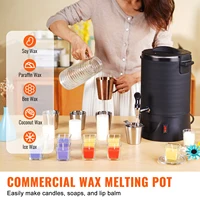 SucceBuy 6.5L 10L Wax Melter for Candle Making Large Electric Wax Melting Pot Easy Pour Spout 9-Level Temperature Control 2