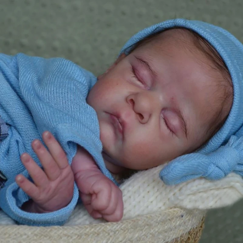 

16 Inches Newborn Baby Doll Kit Sleeping Baby Unfinished DIY Doll Parts