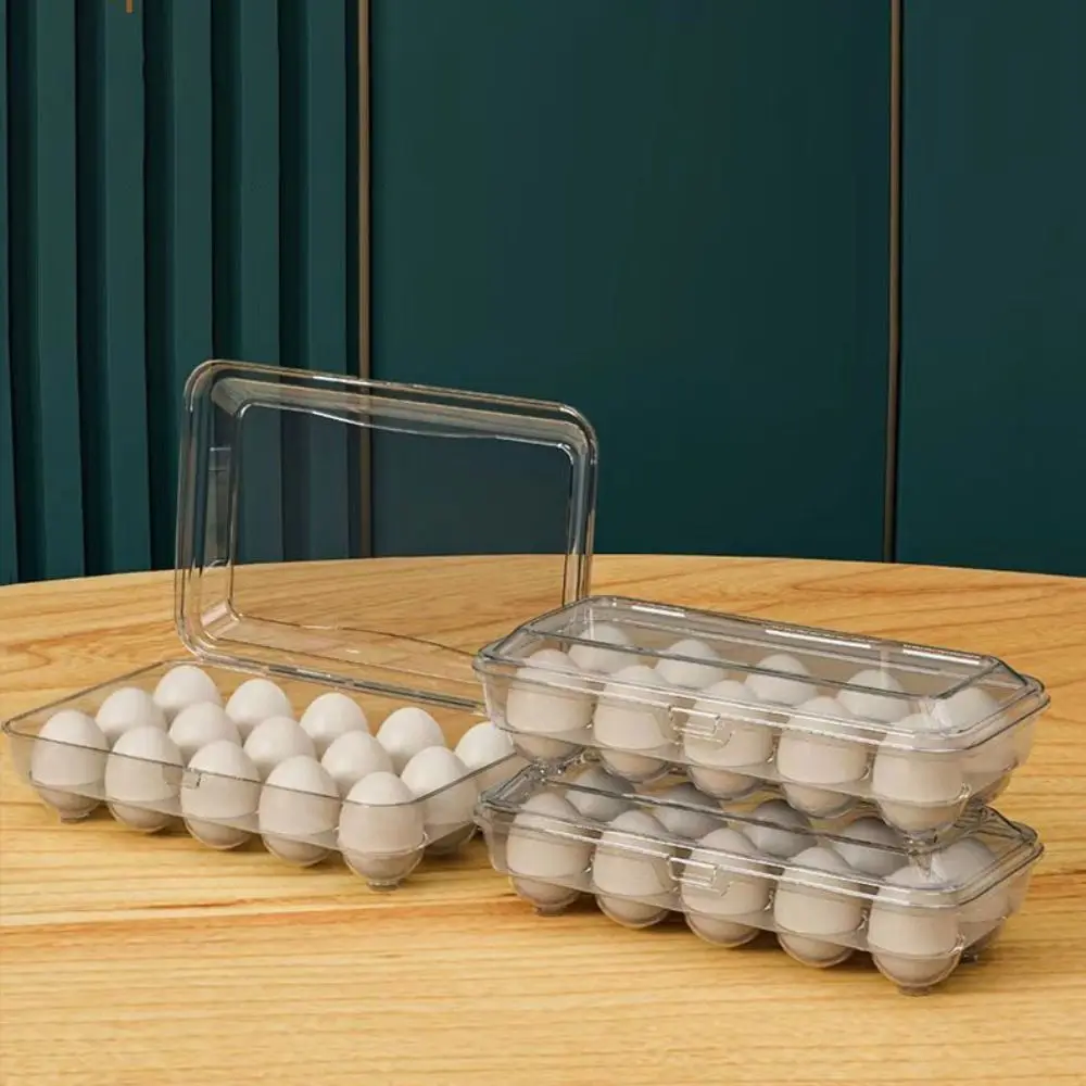 Egg Storage Box 10/15 Grids for Outdoor Camping Picnic