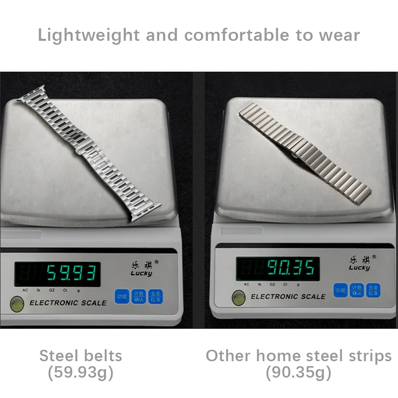 Titanium Strap for Apple Watch Ultra Band 49mm 45mm 41mm Butterfly Buckle Bracelet IWatch Series 8 7 6 5 4 3 SE 40mm