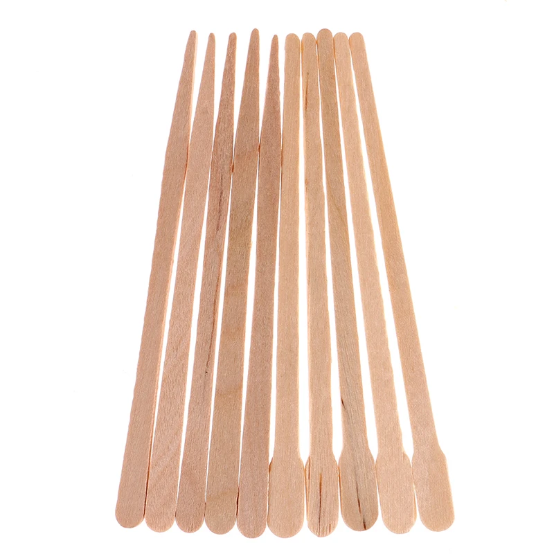 Hair Removal Sticks 100PCS Woman Wooden Body Hair Removal Sticks Wax Waxing Disposable Sticks Beauty Toiletry Kits Wood Tongue Depressor Spatula