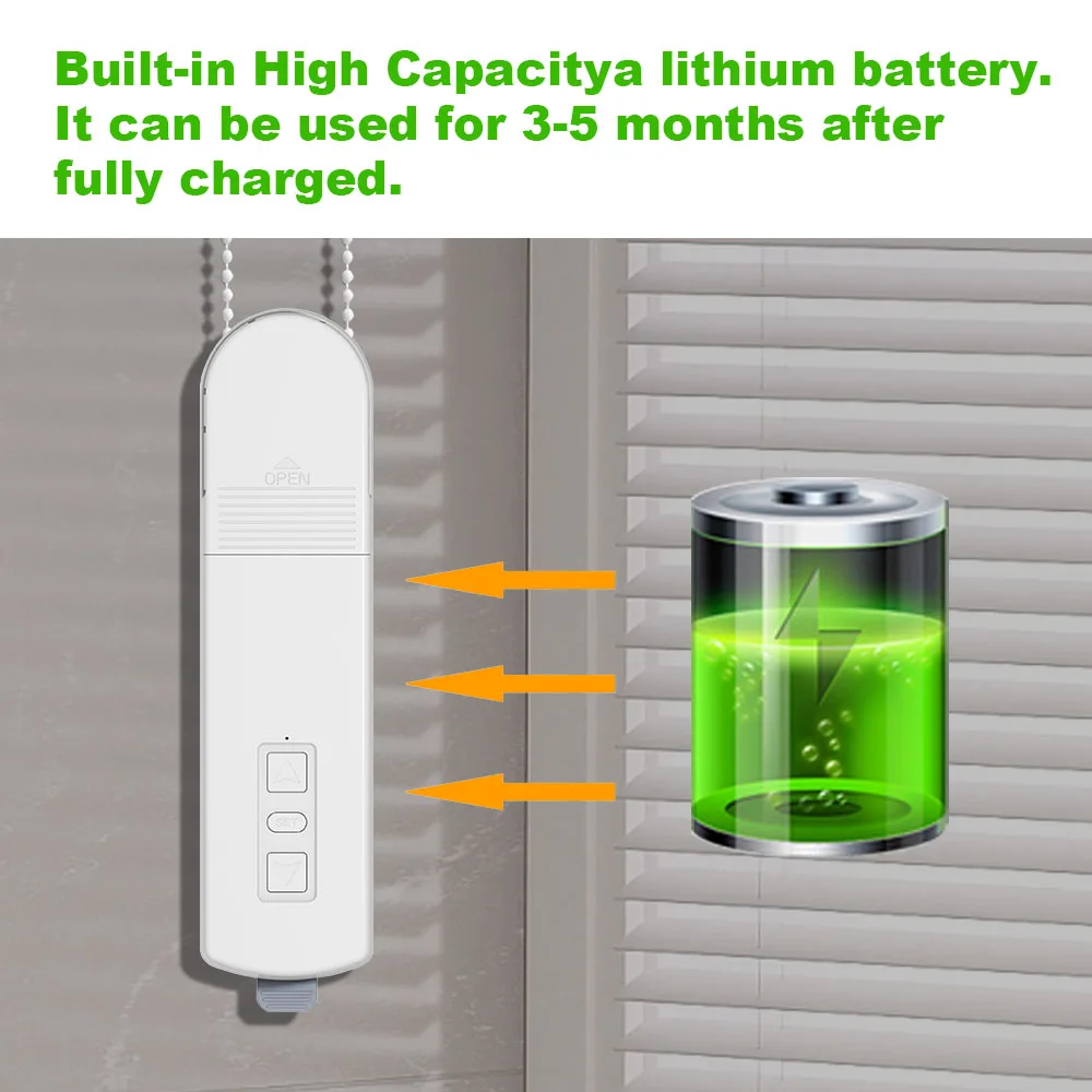 Manhot Tuya Zigbee Smart Electric Curtain Motor Roller Shade Driver With Solar Panel Voice Controll For Alexa Google Home Yandex