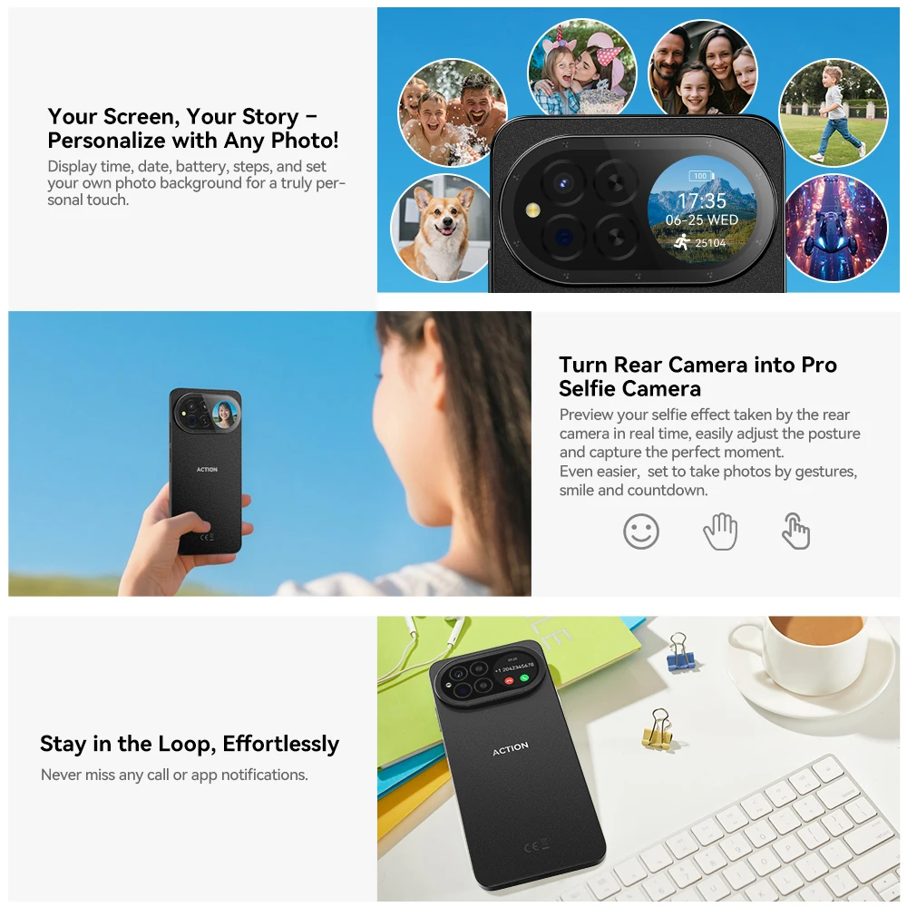 World Premiere] IIIF150 Action 15 Phone Dual Screen Design