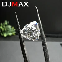 DJMAX 2-14mm Trillion Cut Moissanite Loose Stones Full Triangle Moissanite Diamond Gemstones D Color & VVS1 For Jewelry Making 1