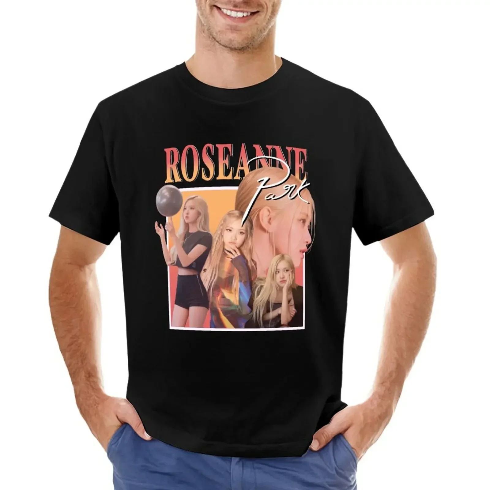 

Vintage Design t shirt Roseanne T-shirt customs design your own korean fashion boys animal print black t-shirts for men