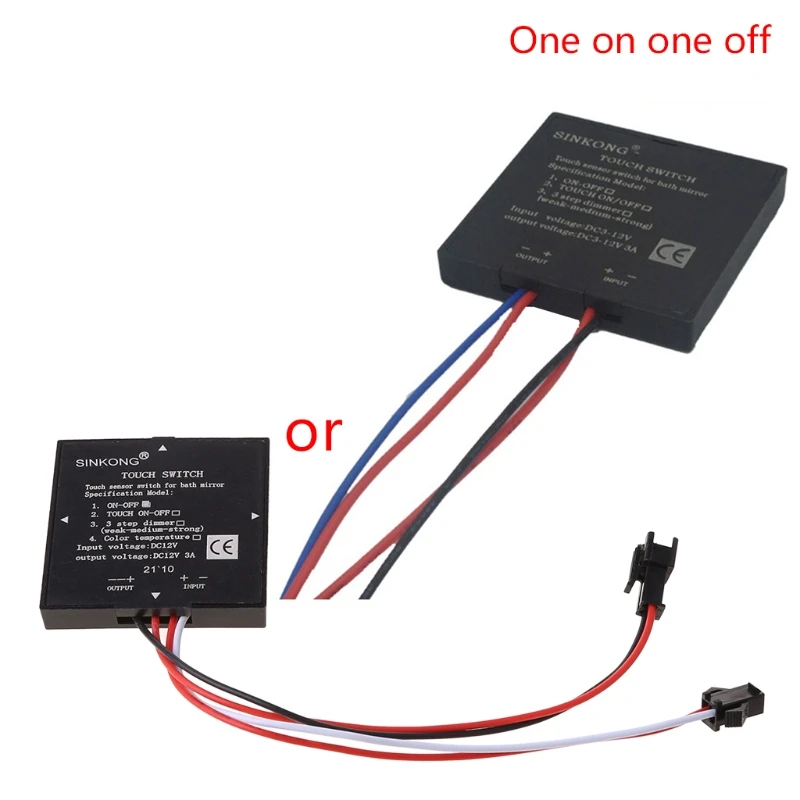 

Bathroom Mirror Light Isolated for Touch Switch Mirror Dedicated for Touch ON/Of R9UF