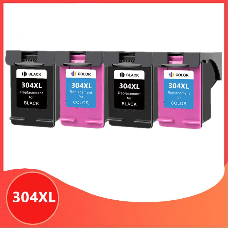 

Remanufactured 304xl Replacement For HP304 Ink Cartridge For HP 304 XL Deskjet 2620 All-in 3700 3720 3752 5000 5010 5030 Printer