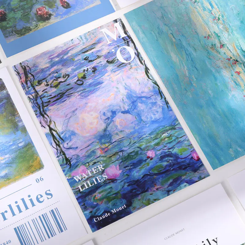 

5 Boxes Wholesale Total 150PCS Classic Painting Impression Cool World Postcards 143*93mm DIY Bookmark Post Message Card Gift