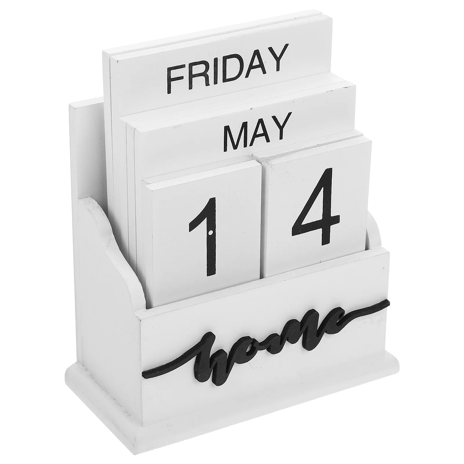 

Настольный деревянный календарь для дома