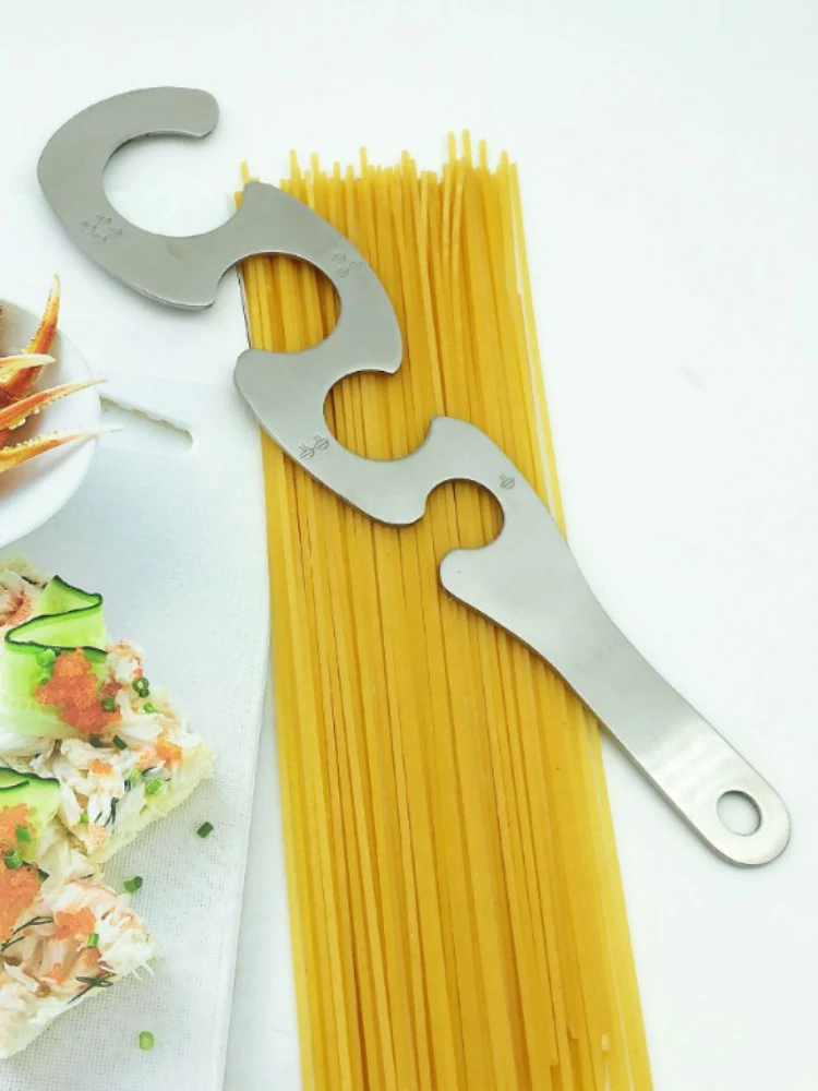 L Stainless steel measuring tool Italian noodle ruler Western restaurant kitchen supplies Noodle S-shaped Italian noodle ruler