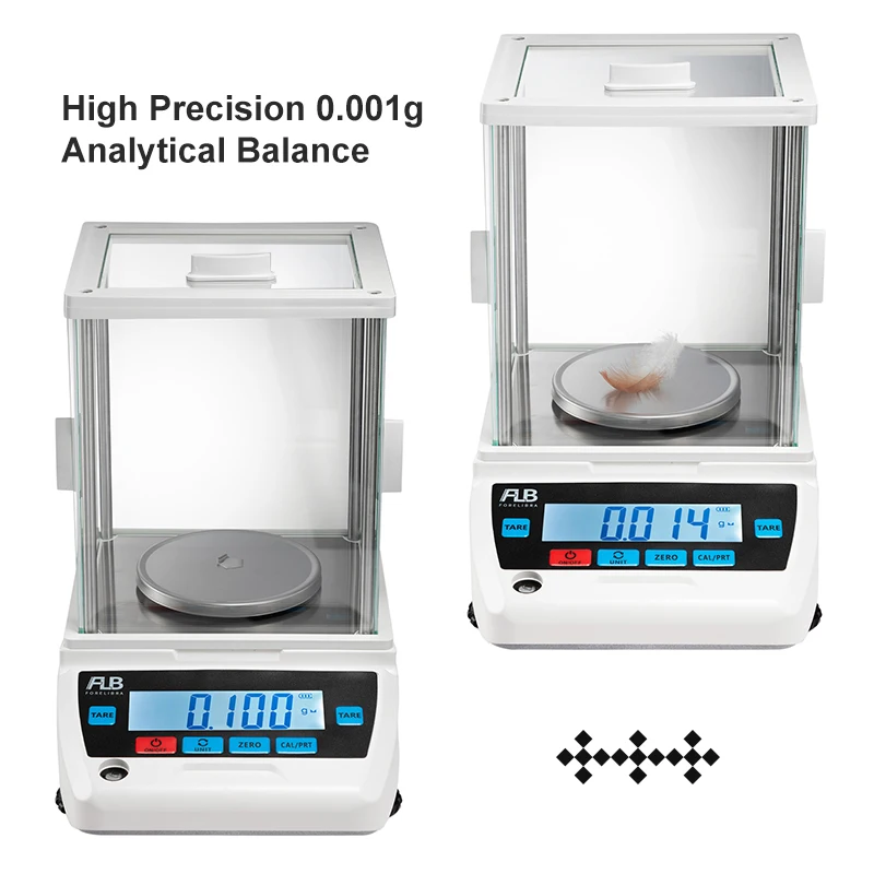 Analytical Balance High Precision 0.001g,1mg Accuracy Digital Electronic  Lab Scale Round Tray with Calibration 200g/300g - AliExpress