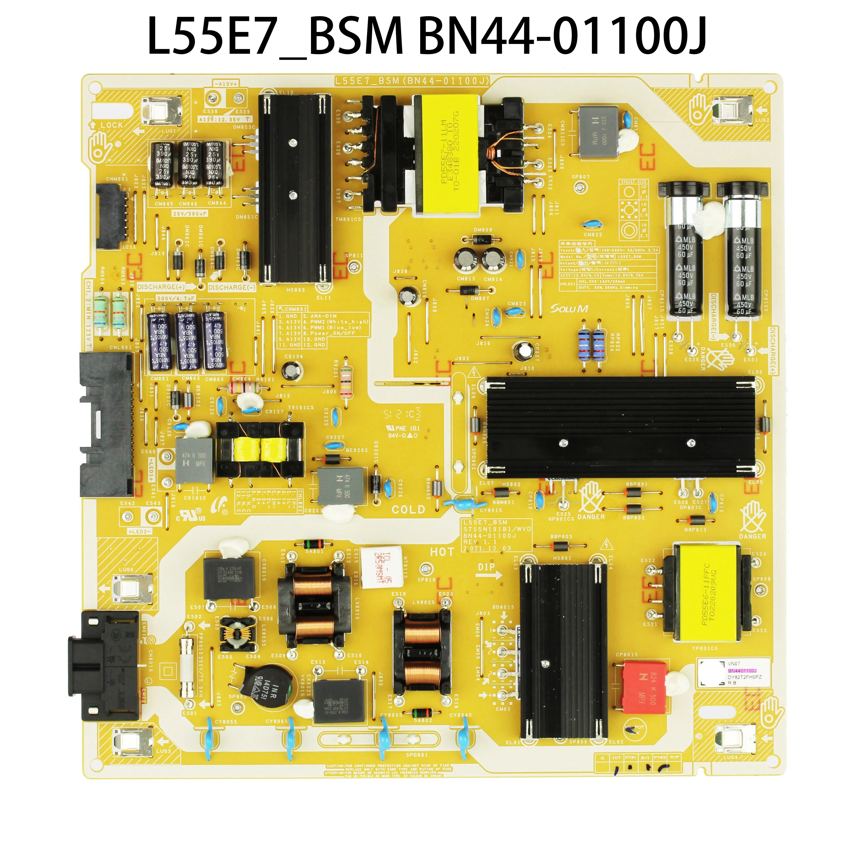 Original BN4401100J L55E7_BSM ST55N191B1/WVD Power Board is for