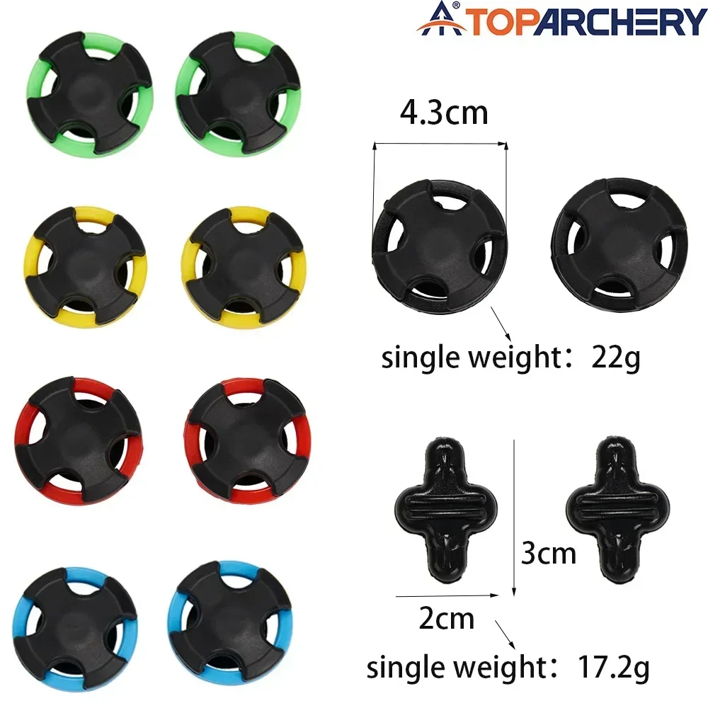 

2Pcs Bow Limbs Stabilizer Absorption Bow Silencer Rubber Bowstring Damper Reduce Noise Outdoor Sports Shooting Accessories