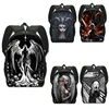 Gothic Black Angel Demon Backpack Punk School Bags for Teens Daypack Women Men Rucksack for Travel Laptop Backpacks Bookbag 1