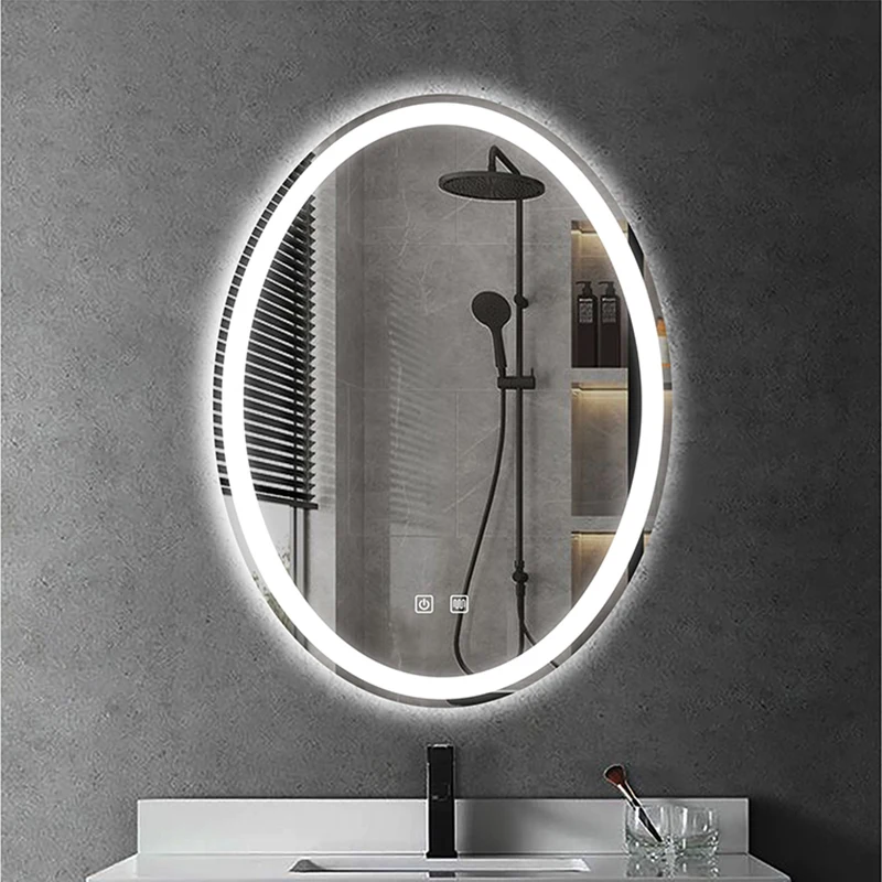 

Makeup smart Bathroom Vanity Mirror 3 Color Adjustable Light Decorative Mirror with lighting full body house accessory GY