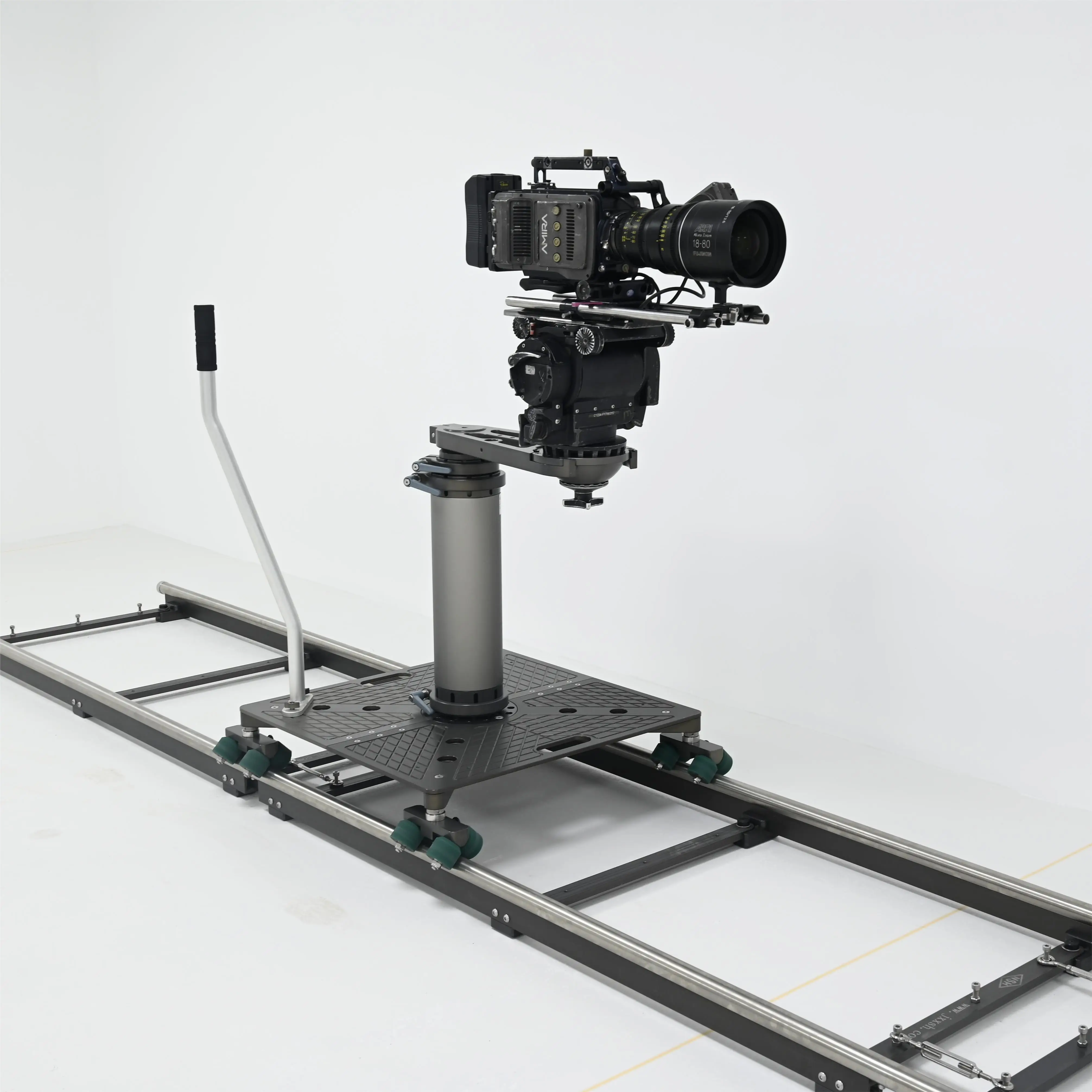 Industriekamera-Halterung Aus Aluminium | Mikroskop-Ständer Mit Großer Grundplatte | 24,7mm Säule