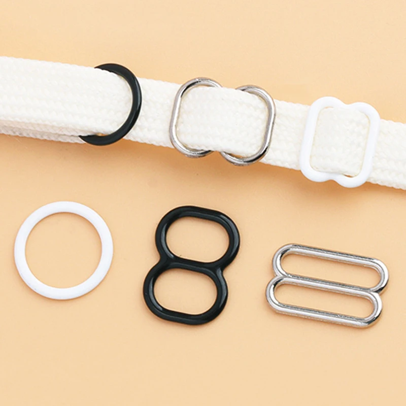 50Sets Meetee 6-15mm Metal Bra O Ring Buckle Bikini Adjuster Slider Clasp  Underwear Strap Connect Hook Lingerie Sewing Accessory - AliExpress