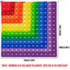 1-12 Multiplication Addition Fidget Pop Toys, Quick Push Game Math Learning Times Educational Toys for Kids Students Classroom 2