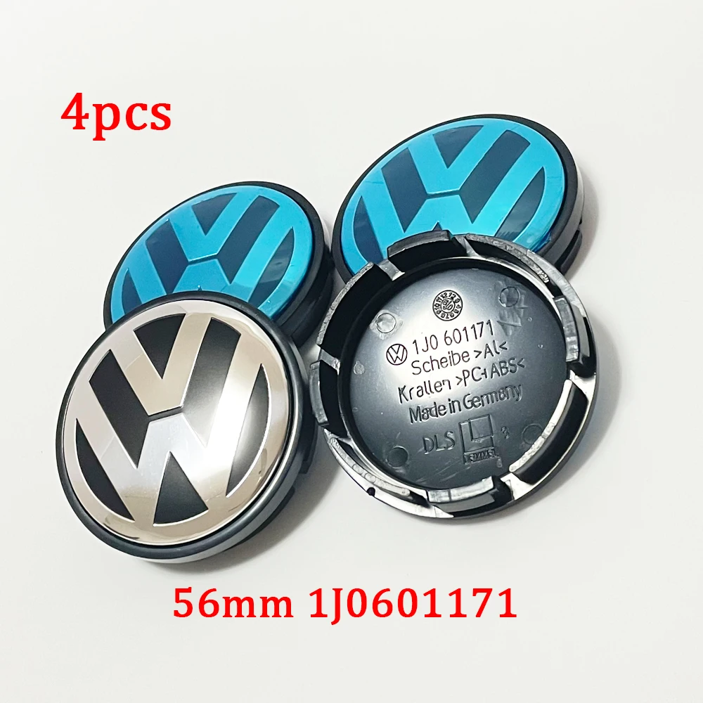 Wheel Center Caps 4Pcs for Volkswagen