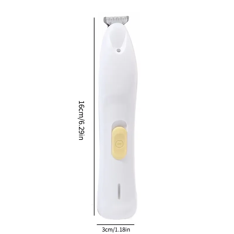 Pet clipper pet electric push clippers with Led lights foot hair trimmer professional dog and cat care supplies usb rechargeable shaver
