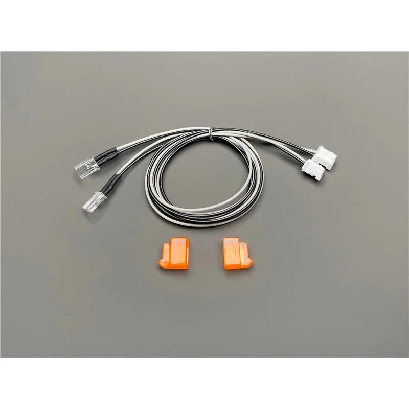 JUWUBA Modell 2-teiliges Fußpedal-Blinker-Upgrade-Beleuchtungsteile-Set für 1/14 Tamiya RC Truck Kipper für SCANIA R730 R470 R620 DIY – Detail 6