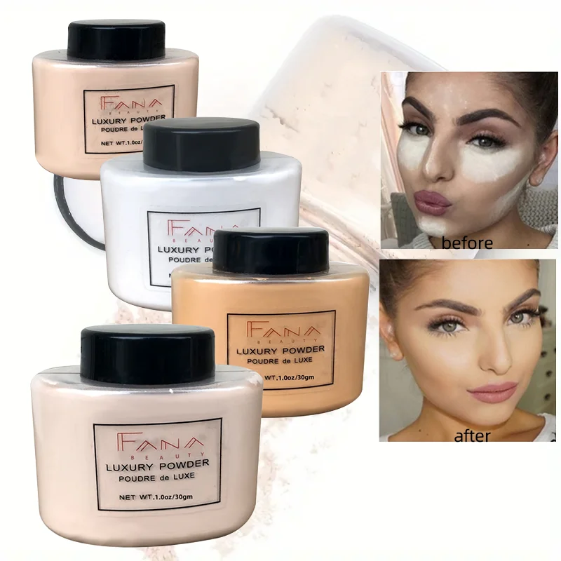 Large capacity powder oil control waterproof sweatproof wear makeup all day suitable for all skin type