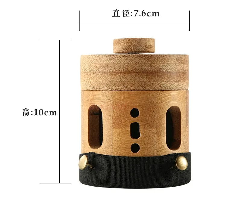 Moxa Stick Burner Moxibustion Box Holder Bamboo Moxa Box Strips Mugwort Portable Healing moxibustion,moxibustion