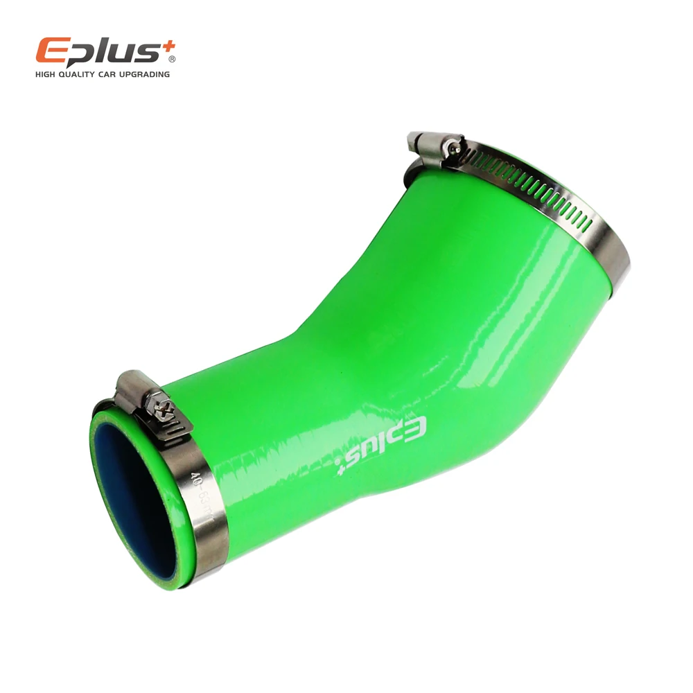 ท่อซิลิกาเจล ท่อซิลิโคนอเนกประสงค์ ข้อต่อท่อขนาดใหญ่เป็นขนาดเล็ก 45 องศา อะแดปเตอร์ข้อต่อท่อ ทนต่ออุณหภูมิสูง สีเขียว 1