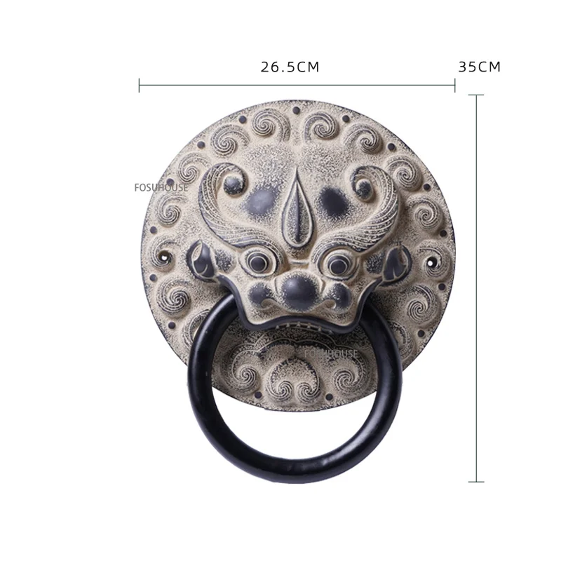 New Chinese Creative Towel Hangers for Bathroom Wall Decoration Hotel Bathroom Personality Towel Ring Home Racks