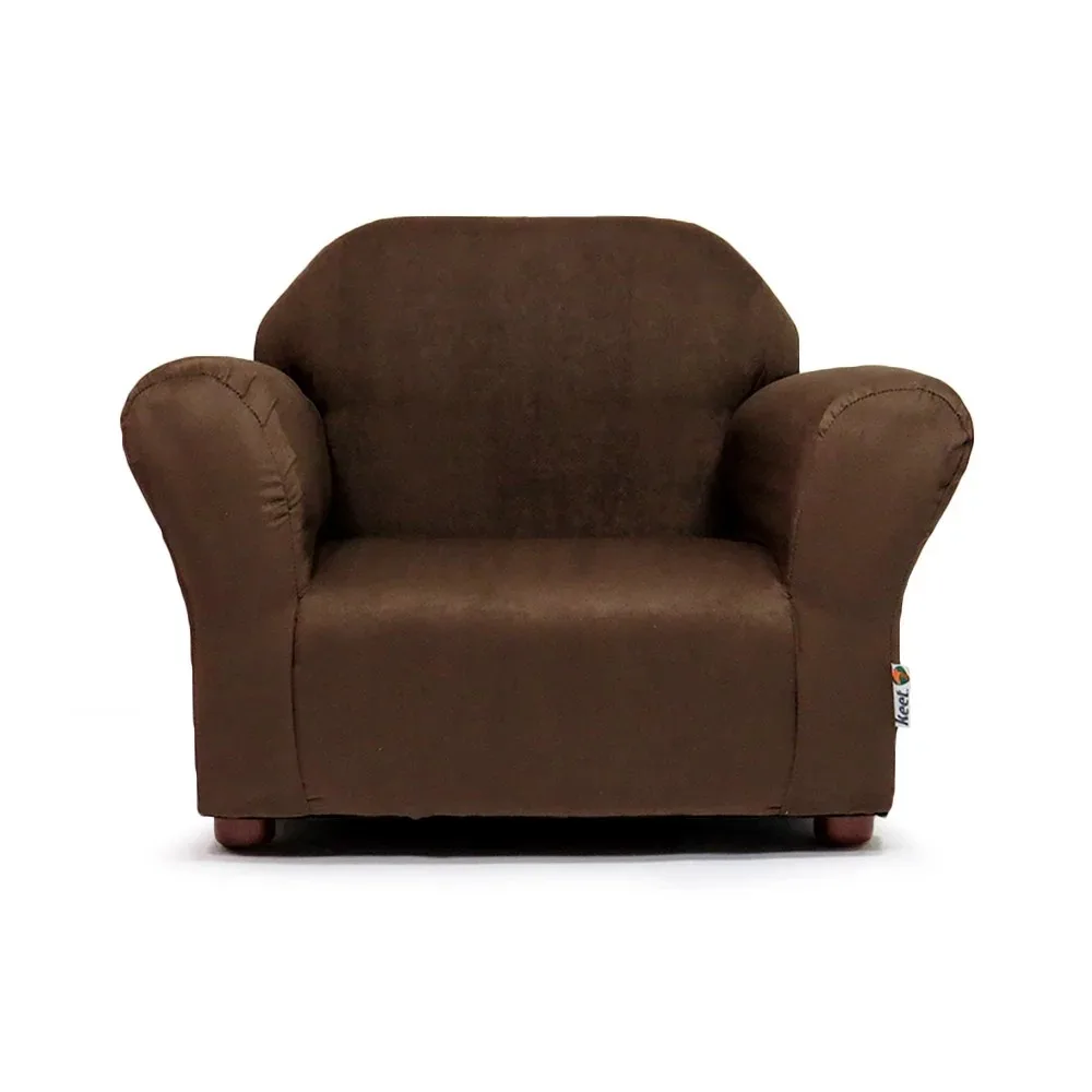 

Keet Roundy Children's Chair, Microsuede, Brown