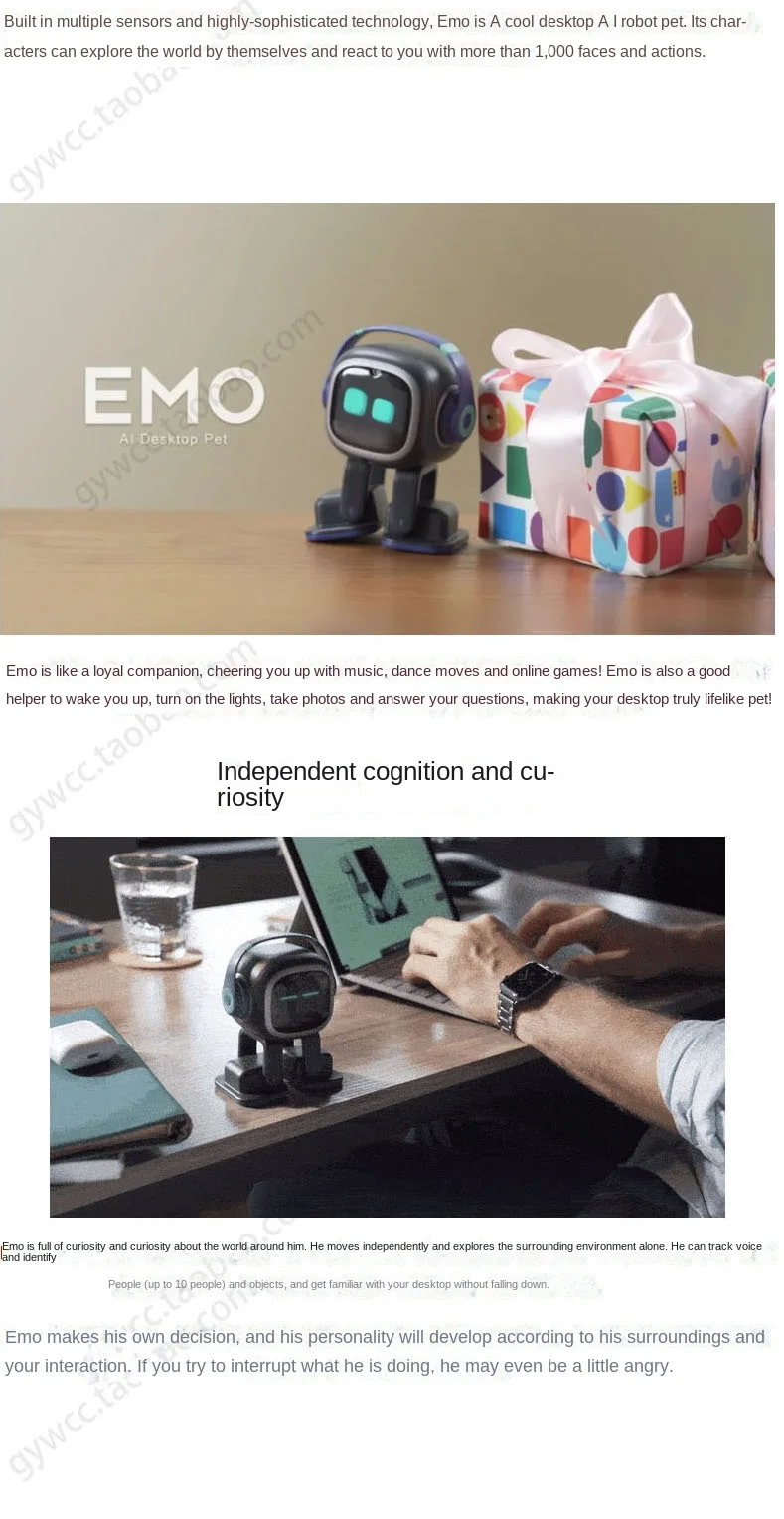 Emo Robot Toy Intelligent Ai Pet Children Toy Similar to Cozmo Vector Robot  Gift Electronic Toy Spot Good Or 2 Months Delivery - AliExpress