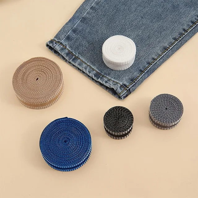 Pants Edge Shorten Self-Adhesive Hemming Tape Iron-on Hem Clothing Tape  Pant Mouth Paste 1 Inch x 5.5 Yard Fabric Fusing Hemming Tape for Suit  Pants Jeans Trousers Clothes 