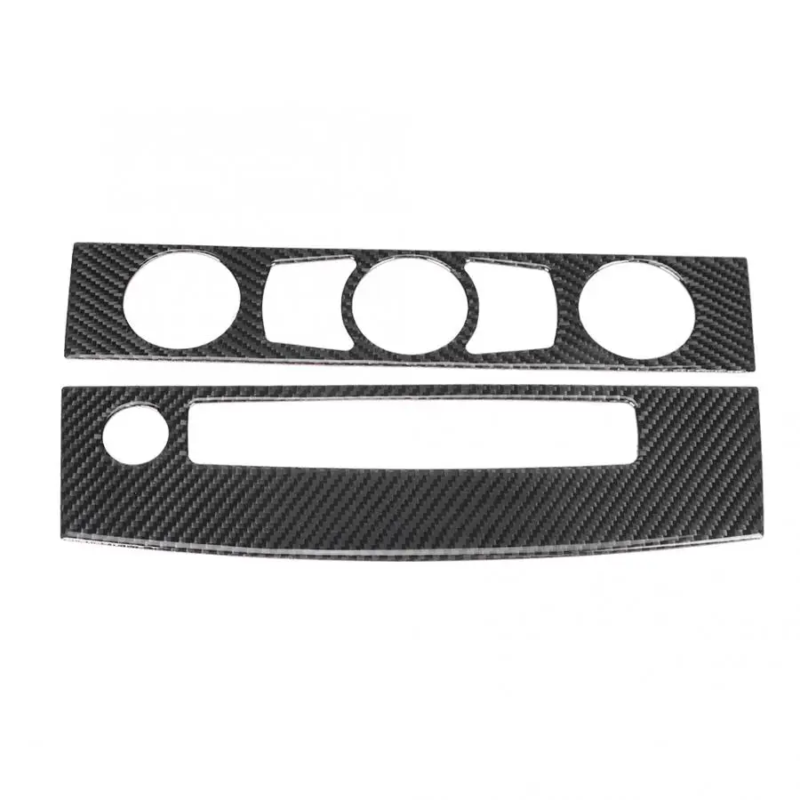 

1 Pcs Carbon Fiber Air Conditioning CD Panel Cover Trim Fits for BMW 5 Series 2008 2009 2010 Brand New Car Accessories Interior