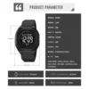 SKMEI 2160 Countdown Digital Mens Sport Watches Casual Stopwatch Date Week Waterproof Men Wristwatch Alarm Clock reloj hombre 6