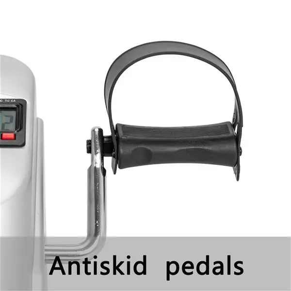 【JZJ】W002K 家用迷你健身车mini bike手脚训练器 银色-16