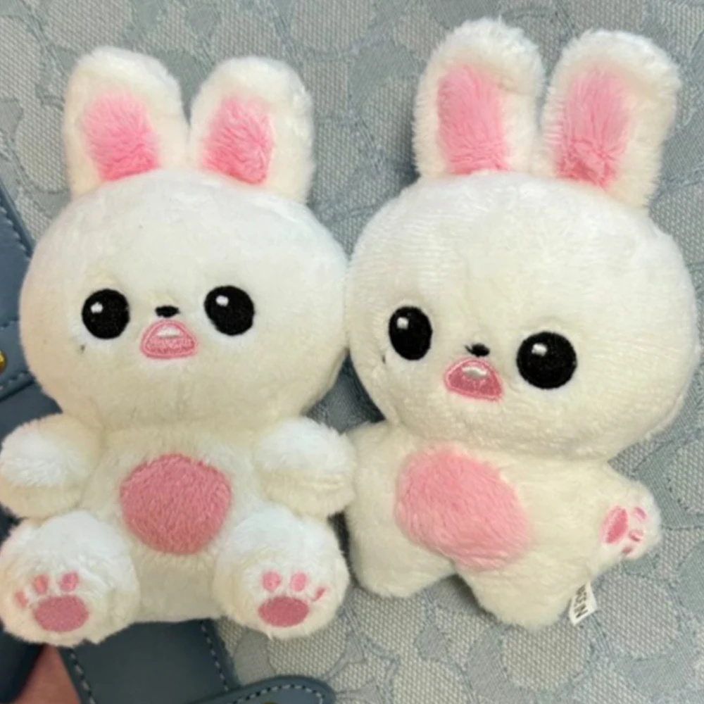 Kpop Idols WonYoung Plush Doll Keychain Cartoon Rabbit Toy Filling PP Cotton Pendant Bag Accessories Keyring 10CM Fans Gift,plush toy,plush doll,plush keychain,key chain,bunny keychain