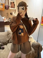Lamb fleece shorts, women's hot pants, worn over the new autumn and winter high-waisted A-line casual boots and pants that make - Image 3