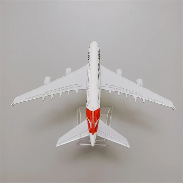 합금 금속 Qantas A380 비행기 모형: 정교한 에어버스 A380 복제품