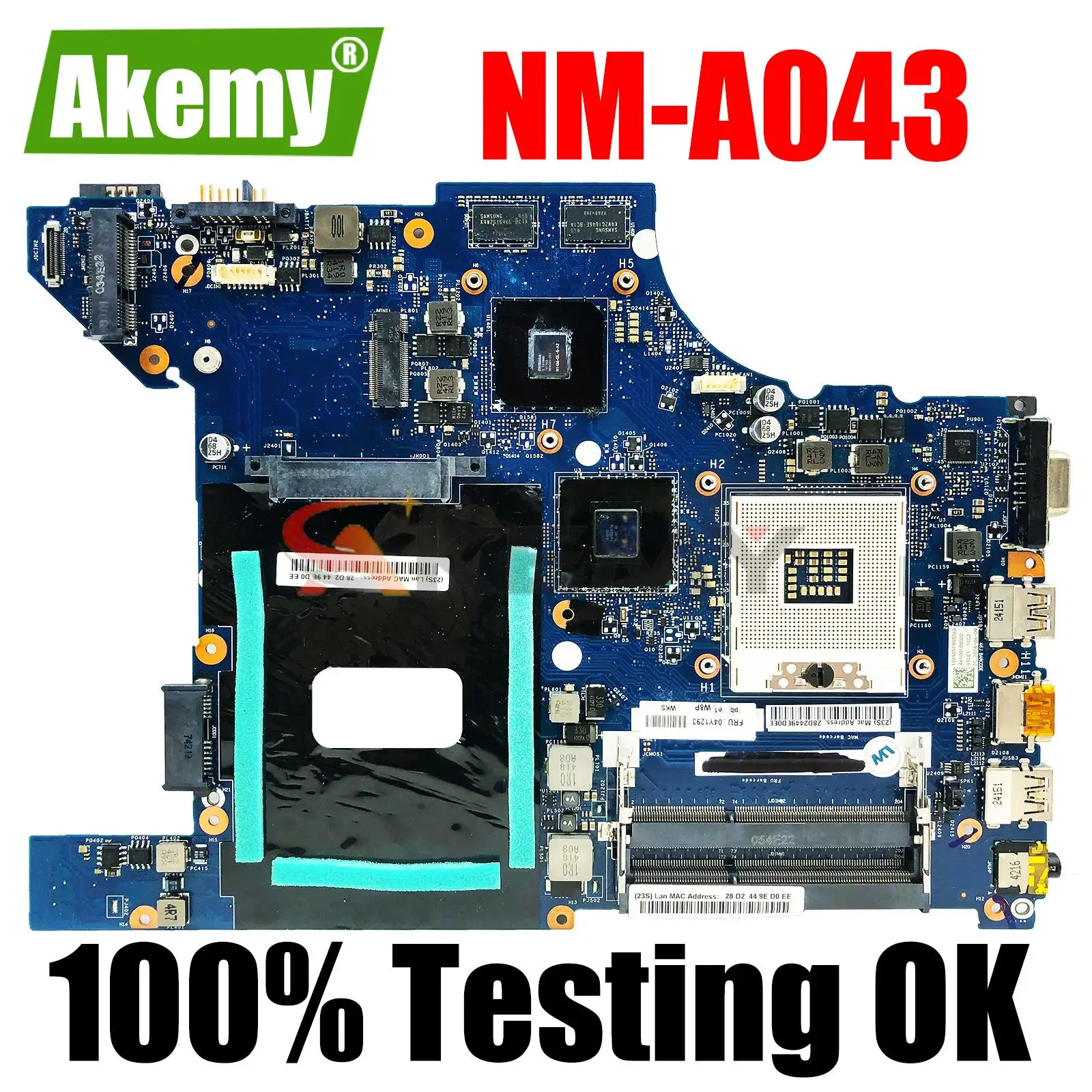 

NM-A043 Laptop motherboard For Lenovo ThinkPad Edge E431 original Motherboard mainboard HM77