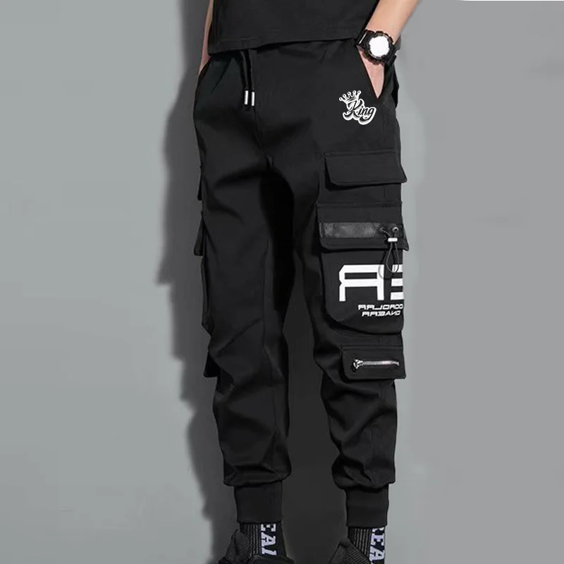 New Hip Hop Joggers Cargo Pants Men Harem Pants Casual Multi-pockets Trousers Black Green Sweatpants Streetwear Casual Men Pants