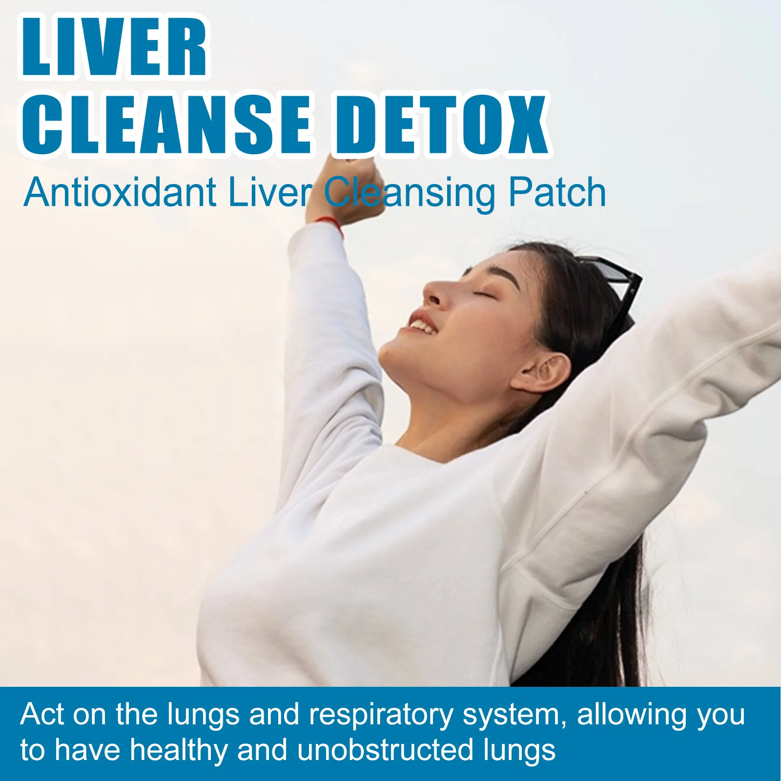 Liver Cleansing Patch Remove Bad Breath Promote Body Detoxification Improve Digestive Preventing Fatty Liver Health Care 5pcs