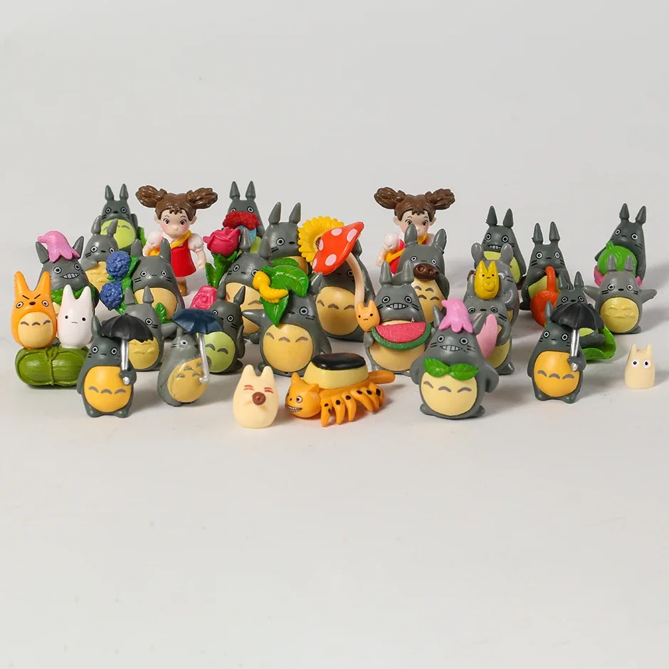 Totoro Miniature PVC Figure Collection Set - 30pc