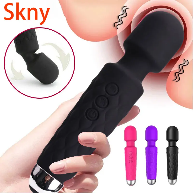AV Vibrator for Women G spot Clitoris Stimulator Magic-Wand Anal Dildo Female Masturbation Adult Sex Toys 20 Speeds 18+ sex toys