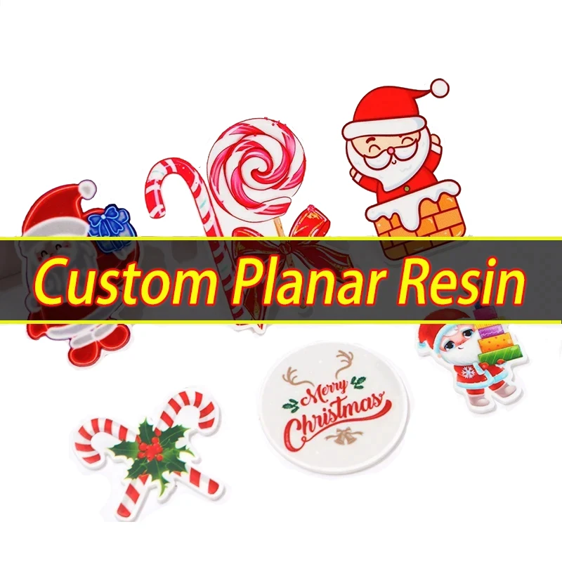 Planar Resin Flatback Phone Case Stickers Accessories Decoration(extra fee for resin hole)
