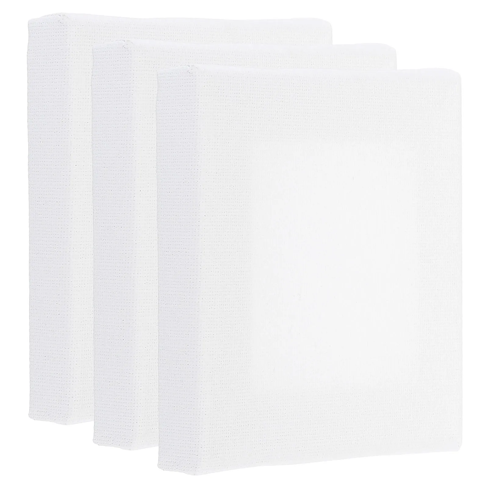 3/5Pcs White Blank Rectangle Artist Canvas Wooden Board Frame Painting Canvas Board Panels for Oil Painting Acrylic Watercolor