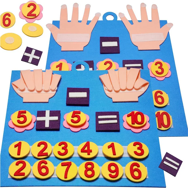 Felt Finger Math Busy Board 4