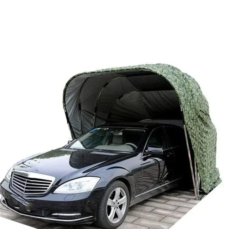 Tent Portable Manual Waterproof car House shed Foldable Shelter carport Parking Canopy Galvanized Steel Retractable Garage