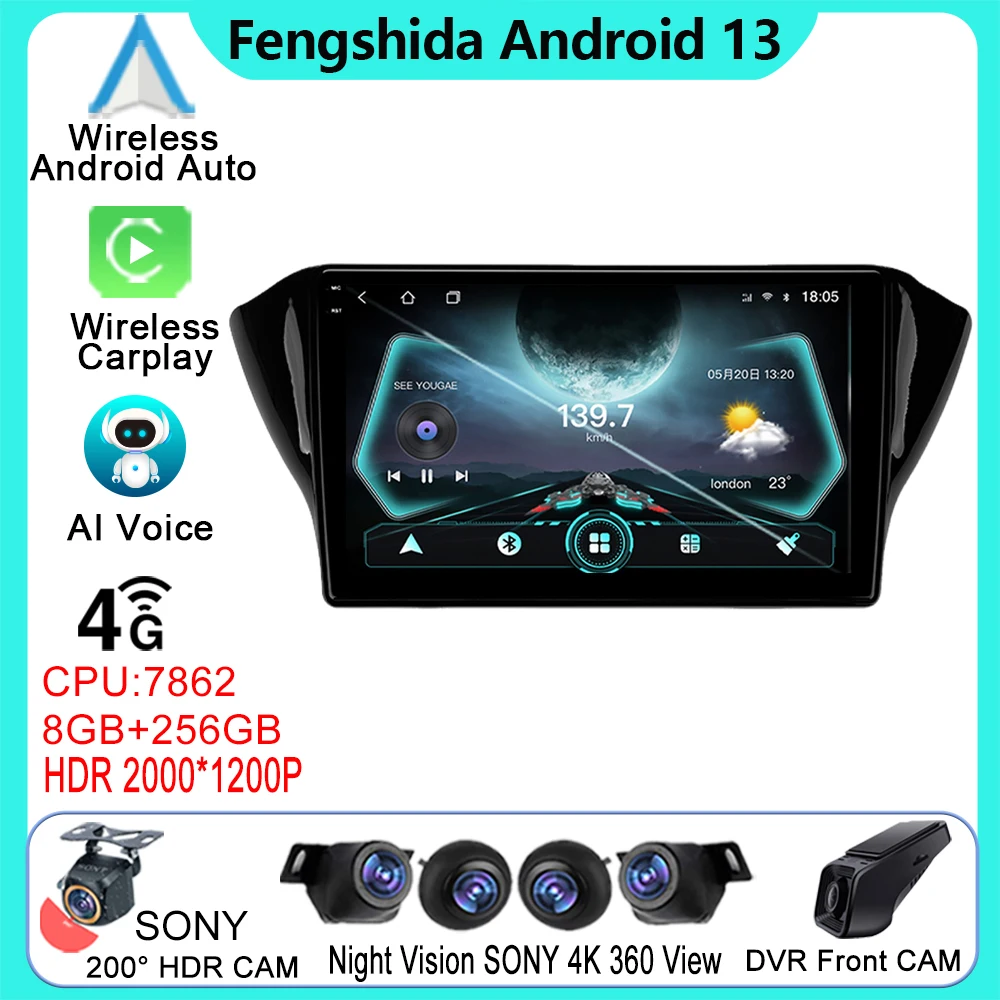

Автомобильный плеер для Geely GS 2016 - 2020 Emgrand EC7 1 2018 - 2020 Android, Авторадио, GPS навигация, мультимедийная магнитола, 2din DVD