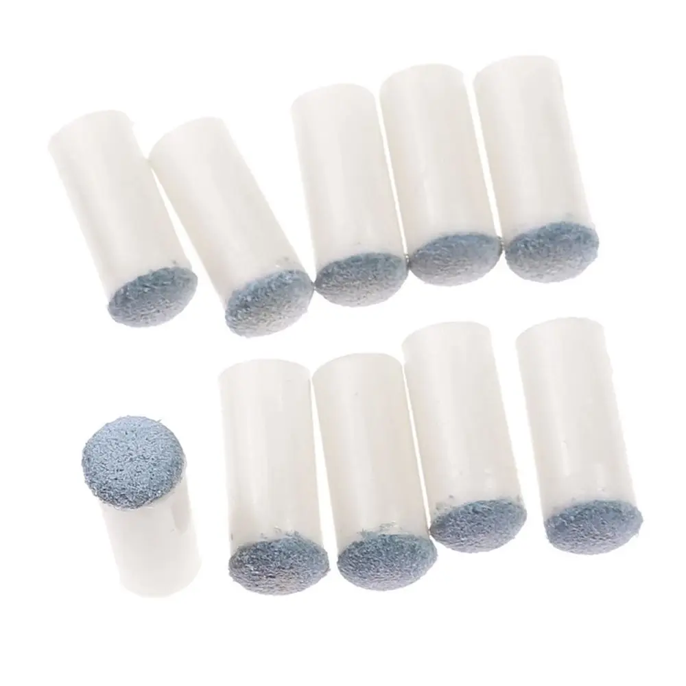10 Teile/paket Slip-on Billard Queue Tipps Ersatz Abdeckung 9/10/11/12/13mm Spitze Schutz Snooker Zubehör Kunststoff Pool Queue Stick – Detail 4