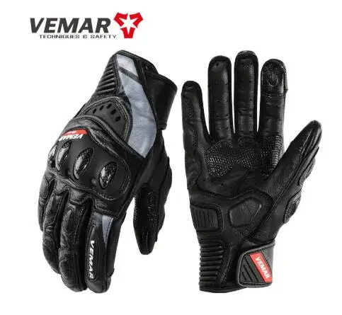 

Motocross Leather Gloves Men Motorcycle Race Track Gloves Enduro Professional Motorcyclist Gloves Motorbike Summer Breathable